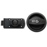 Zadi Caravan/Motorhome Door Lock Black Left Hand - 21016.95